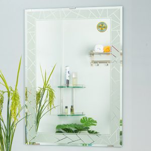 Gương Pha Lê Nhà Tắm Viền Bóng