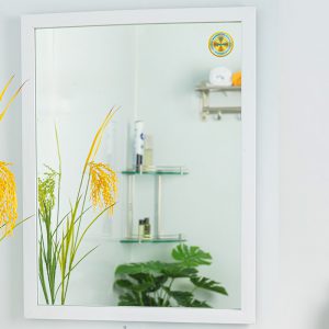 Gương Trang Điểm Khung Màu Trắng