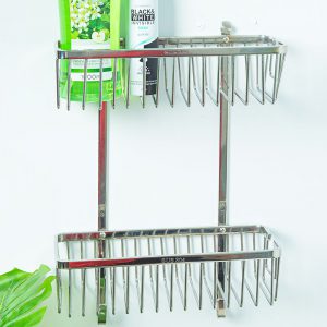 Kệ Inox Để Đồ 2 Tầng Treo Tường