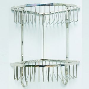 Kệ Góc Inox Phòng Tắm, Nhà Bếp 2 Tầng Đẹp