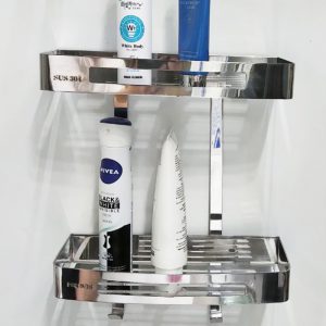 Kệ Inox 2 Tầng Hình Chữ Nhật