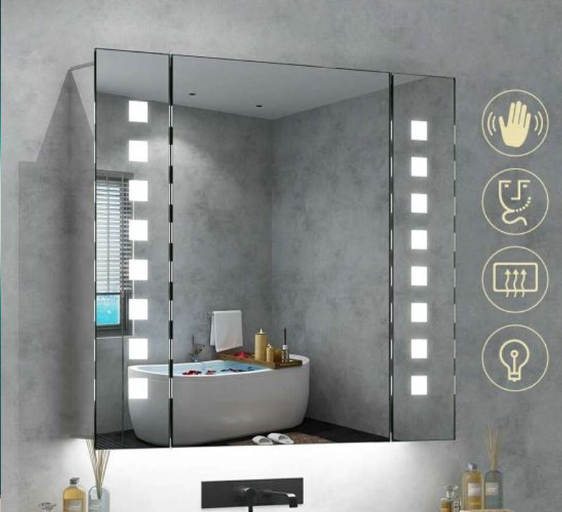 tủ gương có đèn thông minh