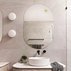 Gương Trang Điểm Hình Bầu Dục