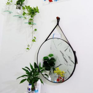Gương Dây Da Bò Treo Tường Cực Đẹp