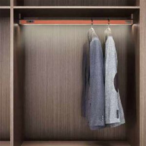 Thanh Nhôm Treo Tủ Quần Áo Bọc Da