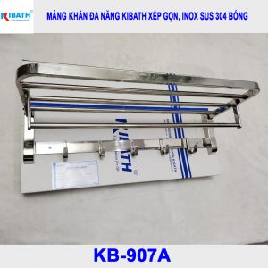 Thanh Treo Khăn Kibath Đa Năng Đầu Cong KB-907