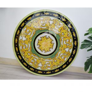 Mặt Bàn Kính Cường Lực Họa Tiết Hoàng Gia