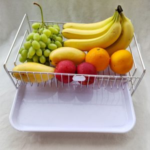 Kệ Úp Chén Ly Inox 304 Kèm Khay Hứng Nước