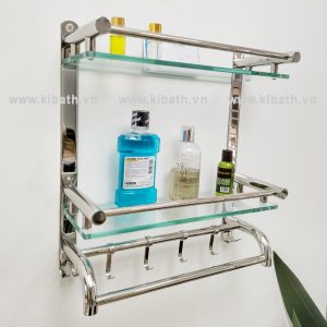 Kệ Nhà Tắm Để Đồ Vắt Khăn Siêu Tiện Lợi
