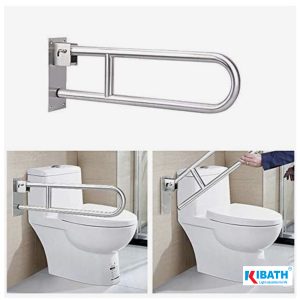 Tay Vịn Phòng Tắm Xếp Gập Inox 304 Ống 32 KB-616.15