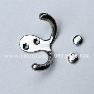 Móc Áo Đơn 2 Chia Hàng Đúc Inox 304 KB-421