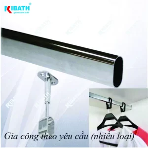 Thanh Treo Quần Áo Kibath Inox Oval Nhiều Kích Thước