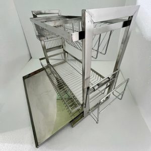 Kệ Chén Đa Năng Kibath Để Bàn Có Khay Hứng Nước KB-966