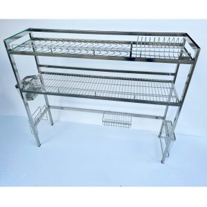 Kệ Chén Kibath Để Bồn 2 Tầng Inox 304 KB-974