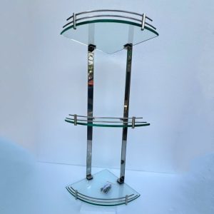 Kệ Kính Góc Cường Lực 3 Tầng Treo Tường KB-971