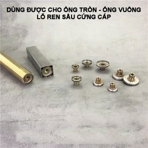 Phụ Kiện Dùng Liên Kết Ống Tròn Ống Vuông Chất Liệu Inox 201 KB-977