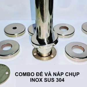 Combo Đế Và Nắp Chụp Dùng Cho Ống Phi 25-32-38 KB-978